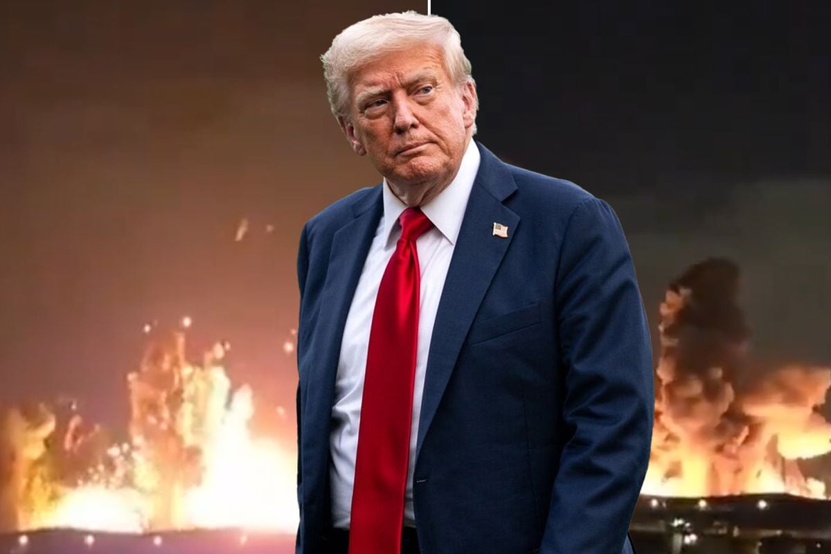 Trump görüntüleri paylaştı! İran'ın İsfahan kentinde art arda büyük patlamalar