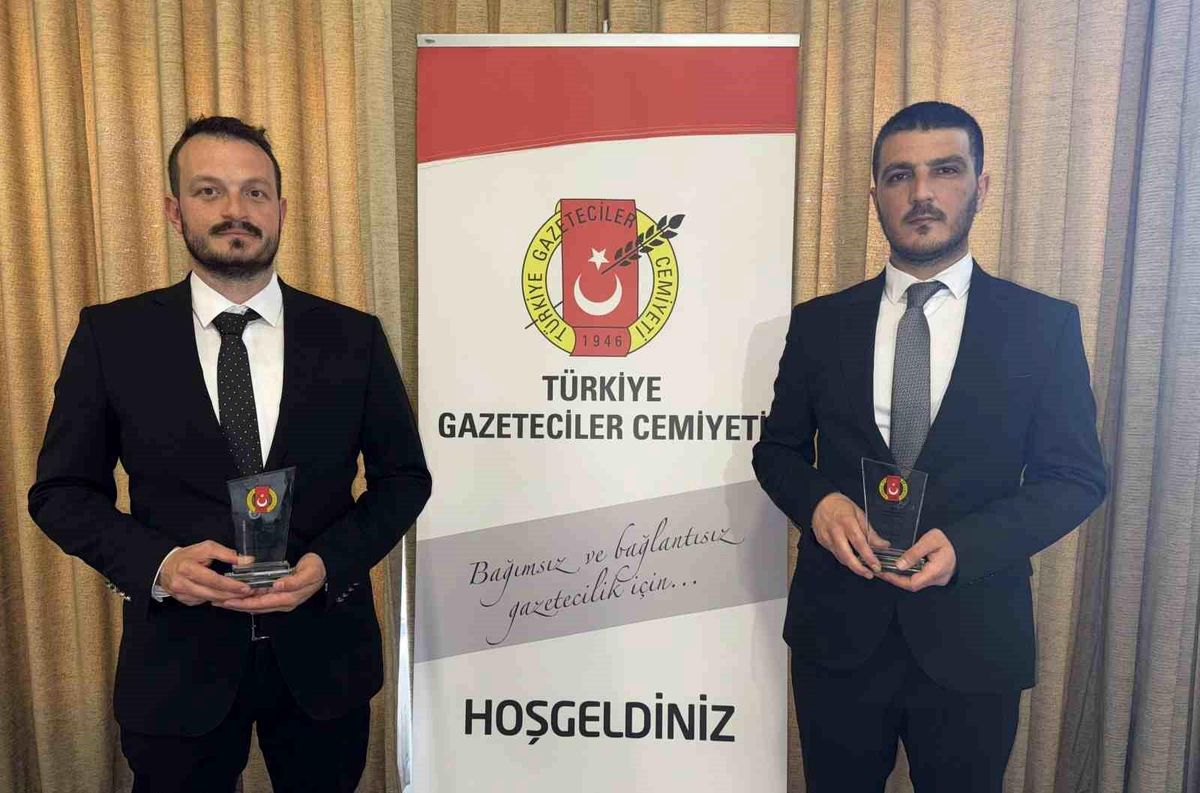 Türkiye Gazeteciler Cemiyeti'nden İHA'ya ödül