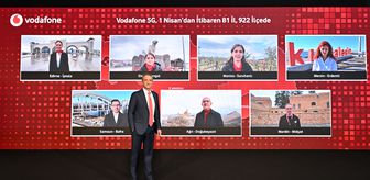 Vodafone'dan altyapıya 5 yılda 100 Milyar TL’yi aşkın 5G yatırımı: 1 Nisan'da 81 il ve 922 ilçede 5G sinyalini aynı anda verecek