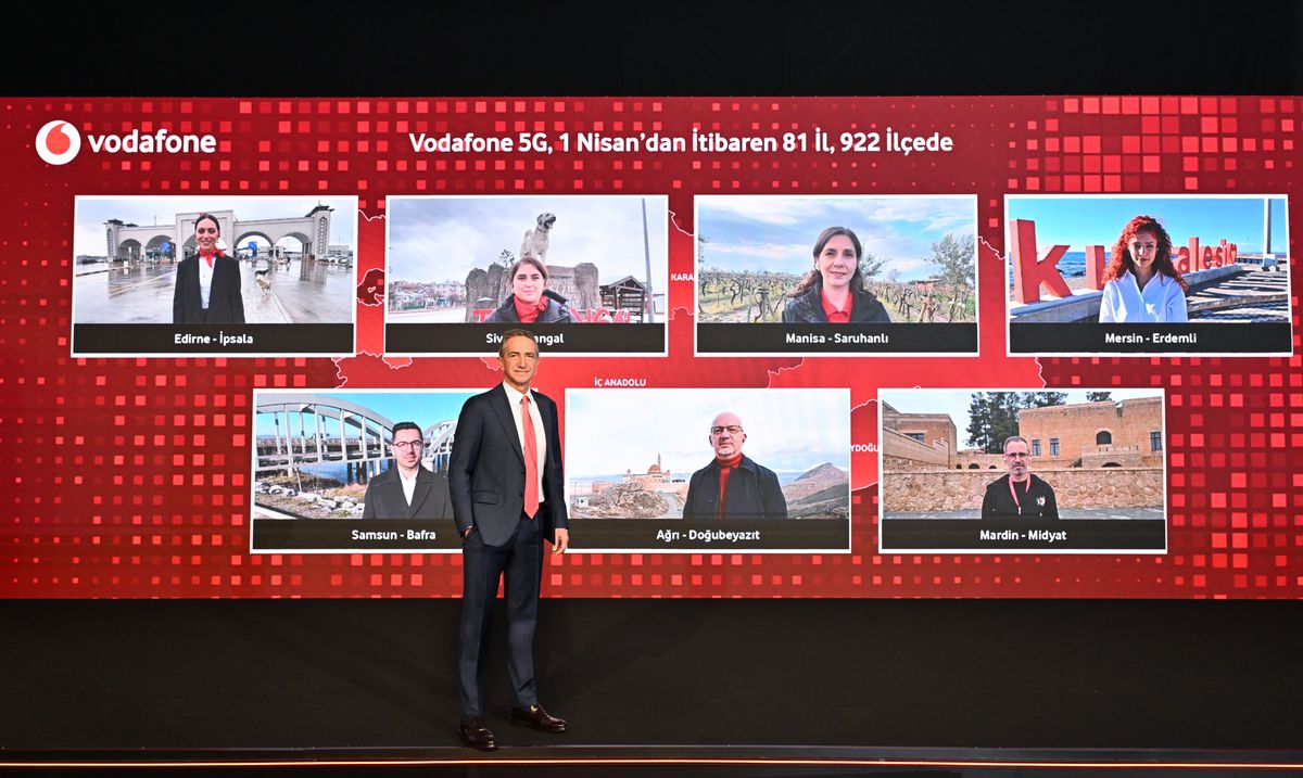 VODAFONE’DAN ALTYAPIYA 5 YILDA 100 MİLYAR TL’Yİ AŞKIN 5G YATIRIMI VODAFONE, 1 NİSAN’DA 81 İL VE 922 İLÇED...