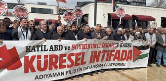 Adıyaman'da ABD ve İsrail'in saldırıları protesto edildi