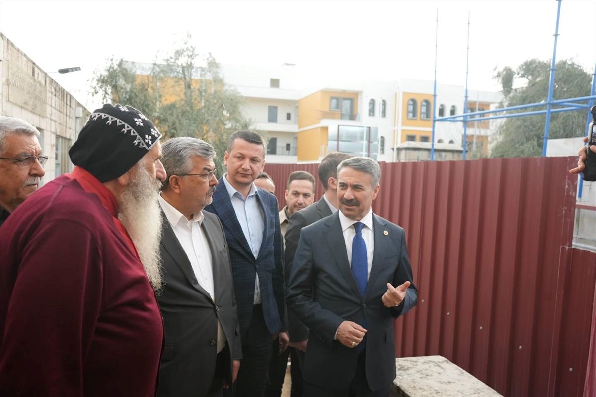 AK Partili Alkayış, 323 yıllık kilisedeki çalışmaları yerinde inceledi