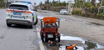 Alanya'da vinçle çarpışan elektrikli motosikletin sürücüsü öldü