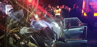 Antalya'da ağaca çarpan otomobildeki 2 kişi öldü, 2 kişi yaralandı