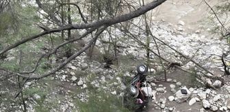 Antalya'da dere yatağına devrilen ATV'nin sürücüsü yaşamını yitirdi