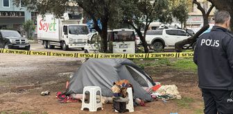 Antalya'da parkta çadırda yaşayan kişi ölü bulundu