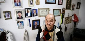 Ayakkabı tamircisi vefat eden dostlarının hatırasını fotoğraflarda yaşatıyor