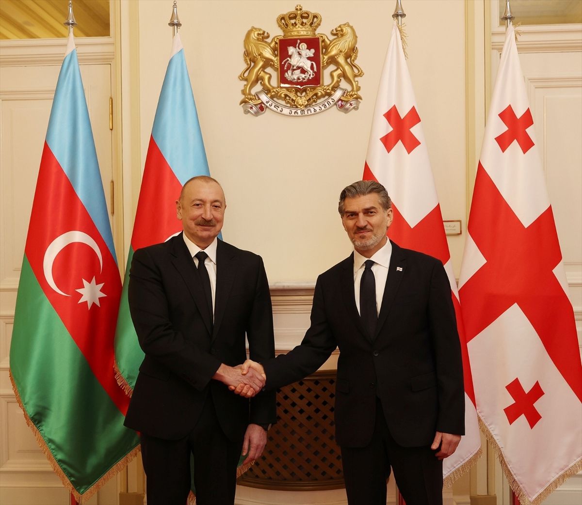 Azerbaycan Cumhurbaşkanı Aliyev ve Gürcistan Başbakanı Kobakhidze'den bölgesel barış vurgusu