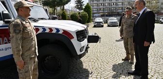 Batman'da jandarmaya zırhlı araç 'TULGA' teslim edildi