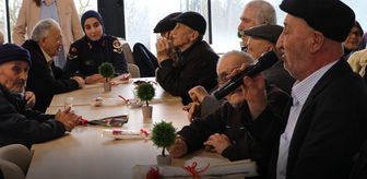 Bolu'da jandarma ekipleri huzurevi sakinlerini ziyaret etti