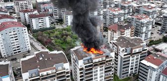 Bursa'da bir apartmanda çıkan yangın söndürüldü