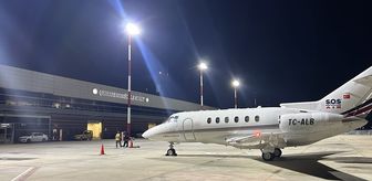 Çanakkale'de rahatsızlanan bebek, ambulans uçakla Ankara'ya sevk edildi