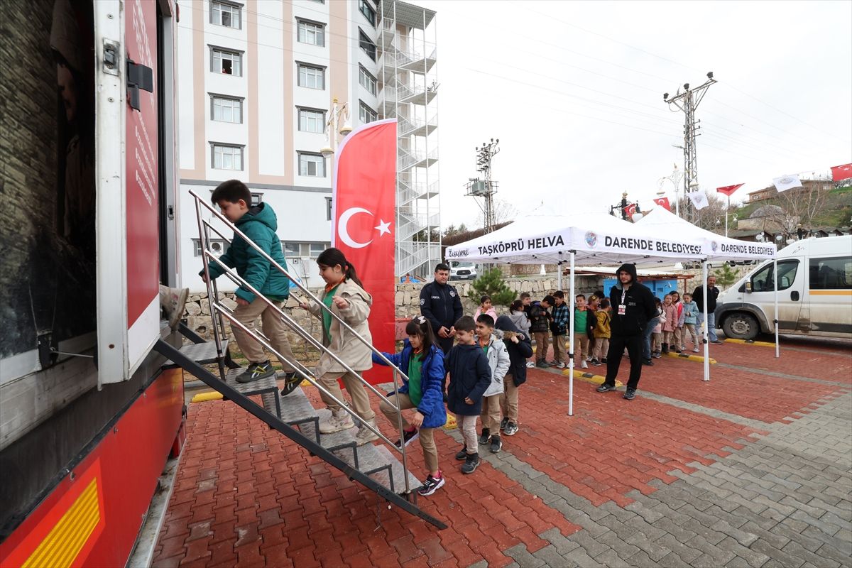 Çanakkale Savaşları Mobil Müzesi, Darende'de ziyarete açıldı