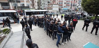 Çorum merkezli 5 ilde düzenlenen 'Miami suç örgütü' operasyonunda 21 şüpheli tutuklandı