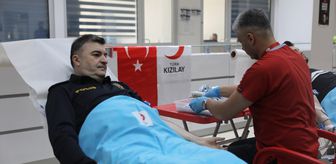 Edirne Emniyet Müdürlüğü kan bağışı etkinliği düzenledi