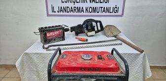 Eskişehir'de izinsiz kazı yapan 2 kişi suçüstü yakalandı