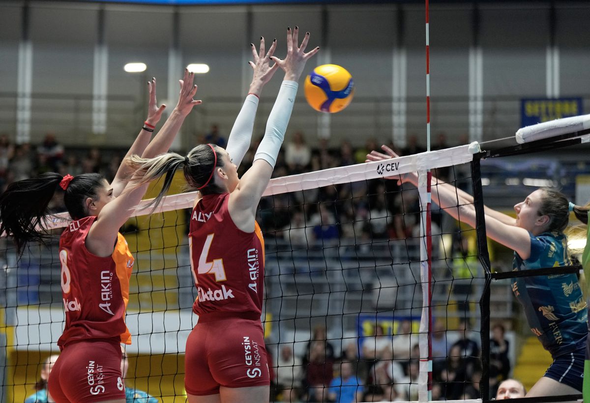 Galatasaray Daikin, CEV Kupası finalinin ilk maçında Chieri 76'yı mağlup etti