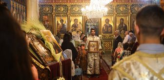 Gazze Şeridi'ndeki Ortodoks Hristiyanlar Palmiye Pazarı Bayramı'nı kutladı