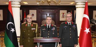 Genelkurmay Başkanı Orgeneral Bayraktaroğlu, Libya Kara Kuvvetleri Komutanı Korgeneral Mousa'yı ağırladı