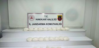 Hakkari'de 22 kilo 550 gram sentetik uyuşturucu ele geçirildi