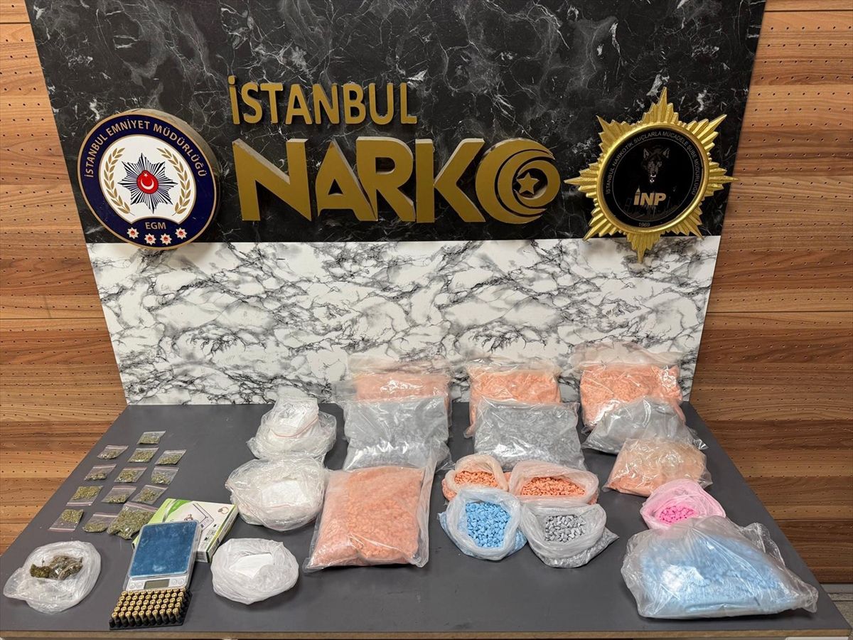 İstanbul'da uyuşturucu operasyonunda 1 zanlı yakalandı