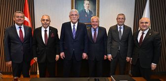 İYİ Parti Genel Başkanı Dervişoğlu, TÜRMOB heyetini kabul etti