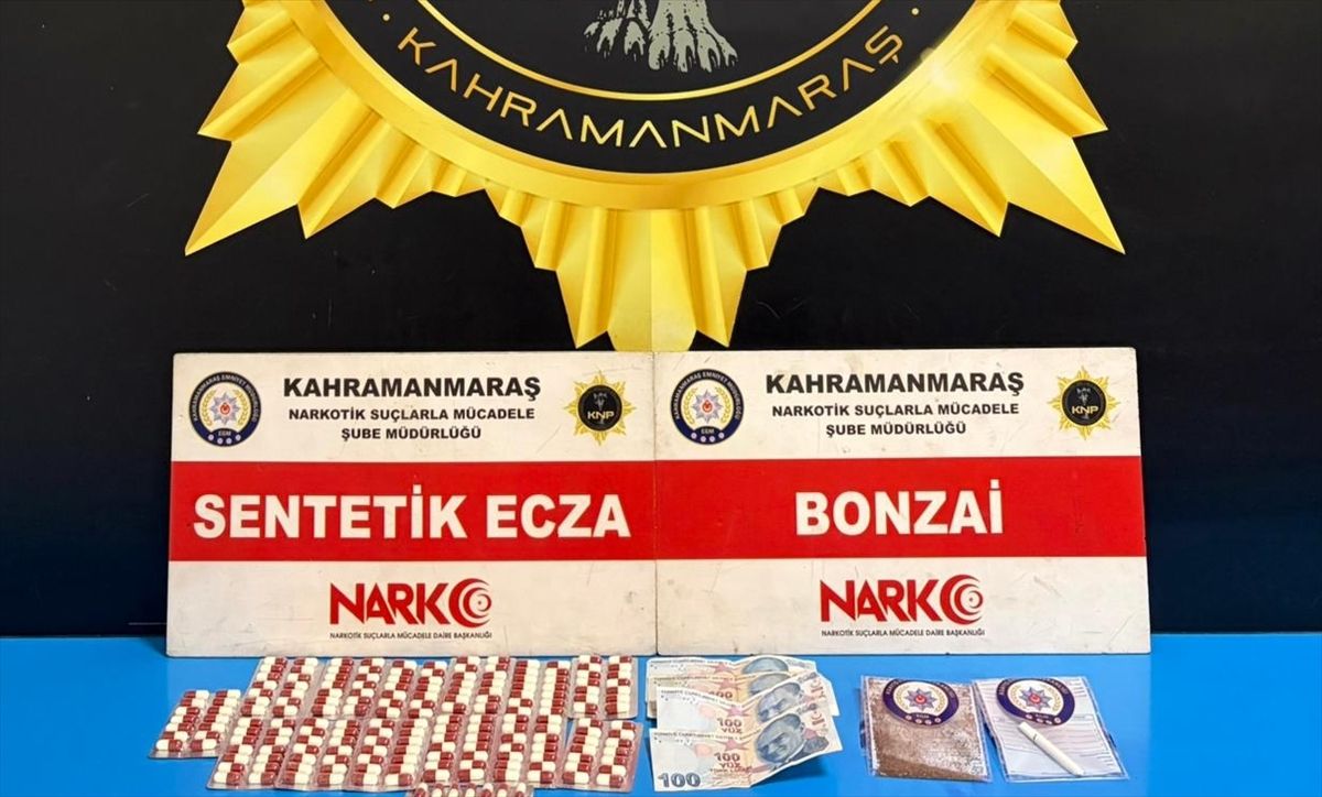 Kahramanmaraş'ta uyuşturucu operasyonunda 1 zanlı tutuklandı