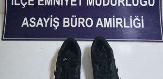 Kırıkhan ilçesinde tezgahtan ayakkabı çalan zanlı tutuklandı
