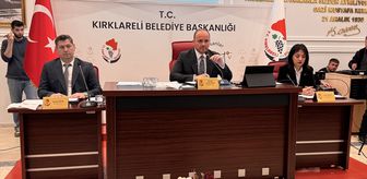 Kırklareli Belediye Meclisi toplantısı yapıldı