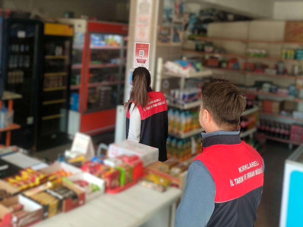 Kırklareli'nde gıda işletmeleri denetlendi