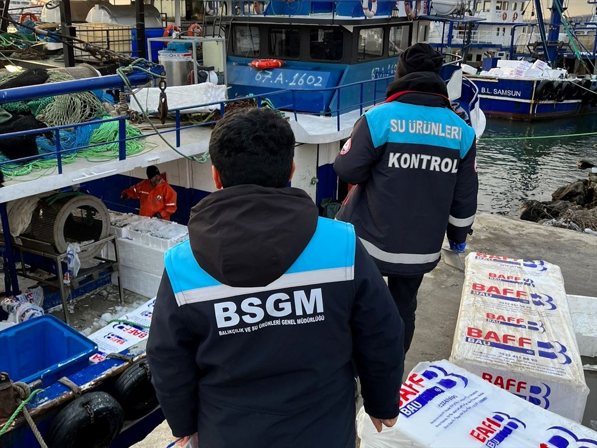 Kırklareli'nde su ürünleri denetimi gerçekleştirildi