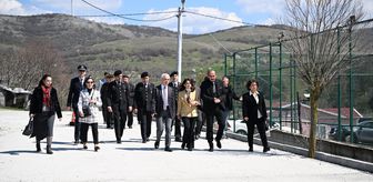 Kırklareli Valisi Turan, TOKİ inşaat alanında incelemede bulundu