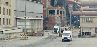 Kocaeli'de fabrikada yüksekten düşen 4 işçi yaralandı