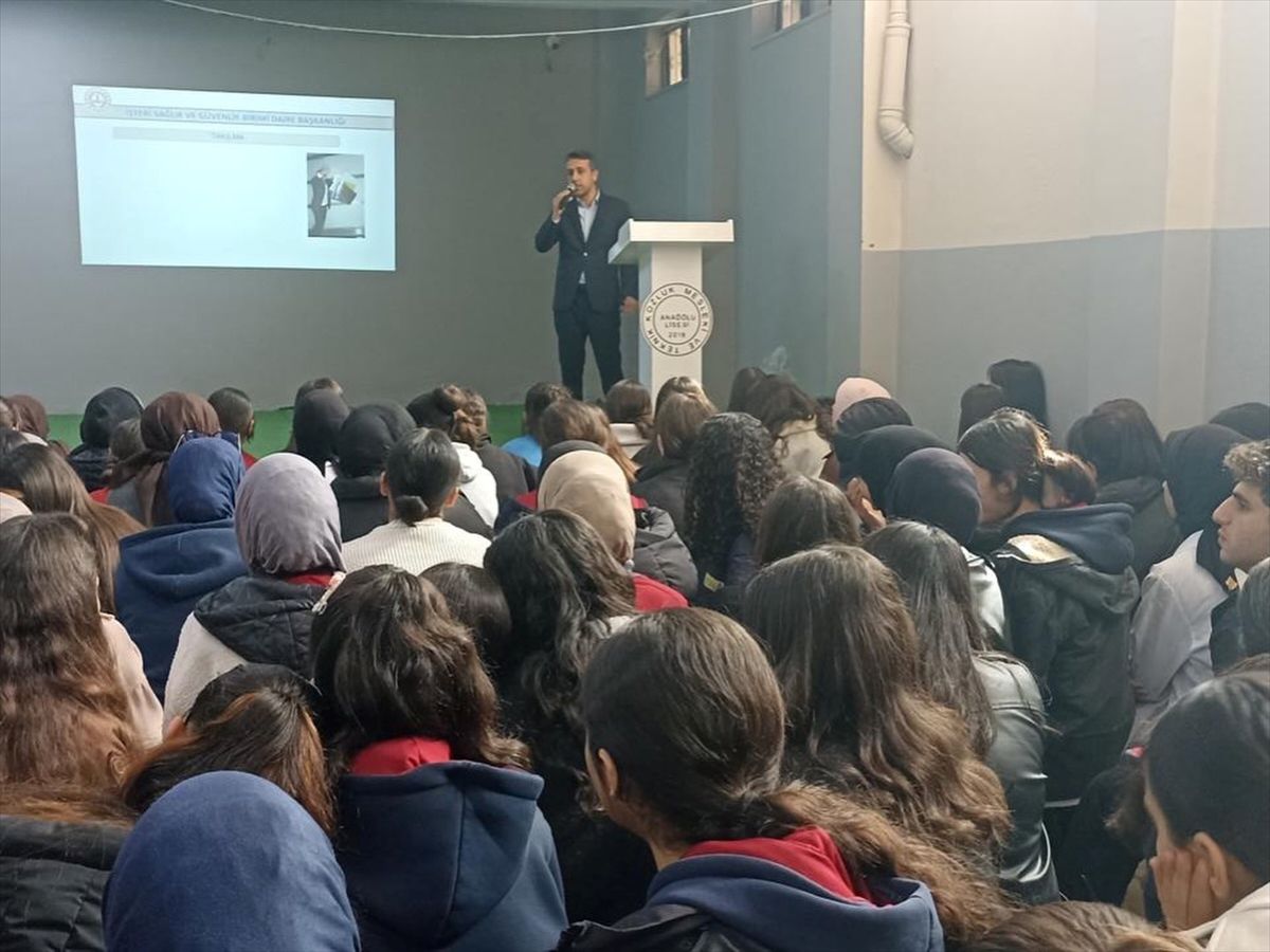 Kozluk'ta iş kazaları konulu seminerler düzenlendi