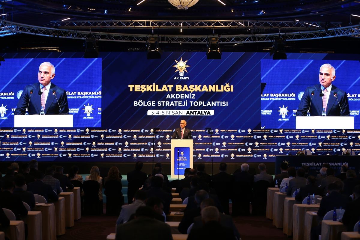 Kültür ve Turizm Bakanı Ersoy, AK Parti Akdeniz Bölge Strateji Toplantısı'nda konuştu Açıklaması