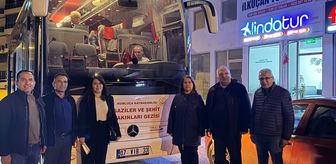 Kumlucalı şehit yakınları ve gaziler, Çanakkale'ye uğurlandı