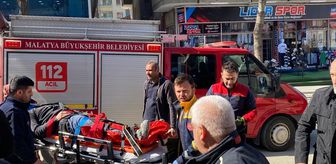 Malatya'da asansör boşluğuna düşen işçi yaralandı