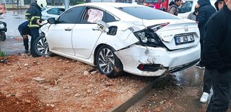 Mardin'de kamyonla otomobilin çarpıştığı kazada 2 kişi yaralandı