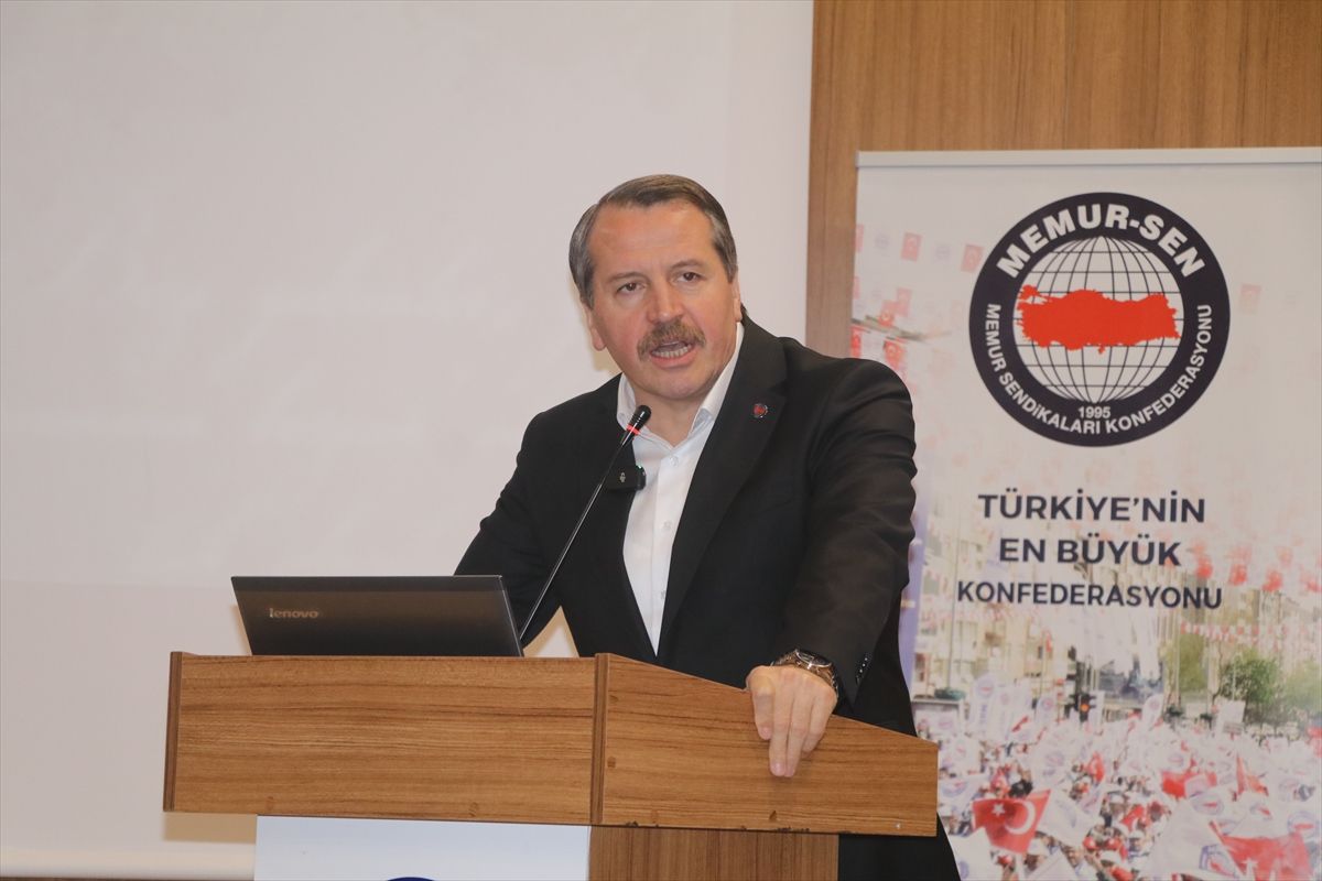 Memur-Sen Genel Başkanı Ali Yalçın, Çankırı'da konuştu Açıklaması