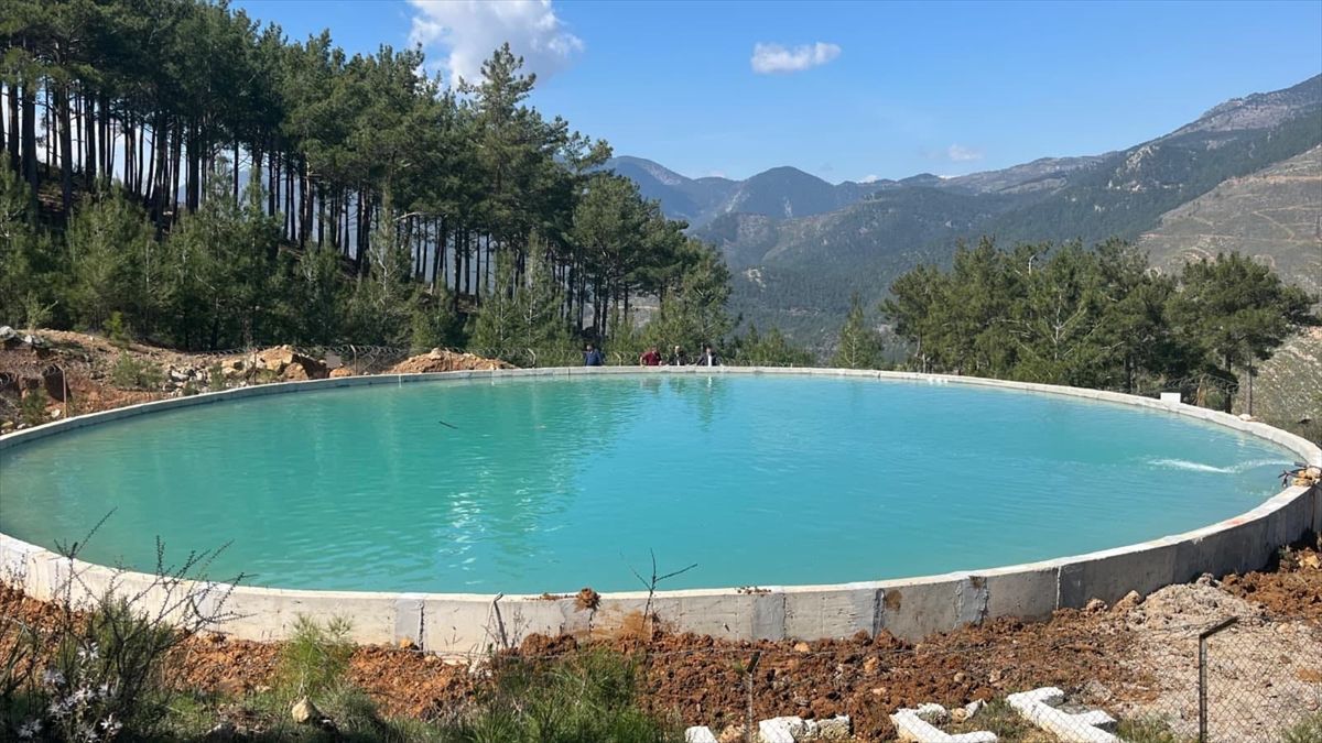 Mersin'de yağışlarla su toplama çukurları tam kapasiteye ulaştı