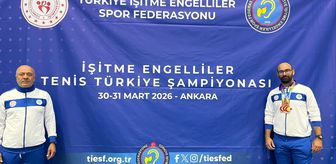 Muğla Büyükşehir Belediyesi sporcu İşitme Engelliler Tenis Şampiyonası'nda 3 madalya kazandı