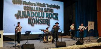 OMÜ'de 'Ustalara Saygı Anadolu Rock Konseri' düzenlendi