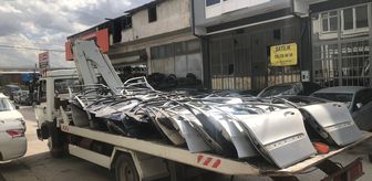 Sakarya'da gümrük kaçağı oto parçaları ele geçirilen iş yerinin sahibi yakalandı