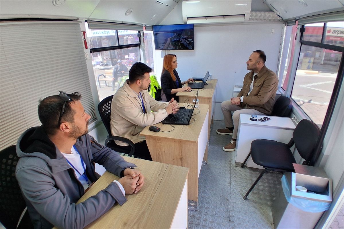 Samsun Büyükşehir Belediyesi Havza'da 153 Mobil Çözüm Merkezi kurdu