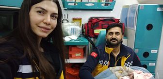 Şanlıurfa'da hamile kadın ambulansta doğum yaptı