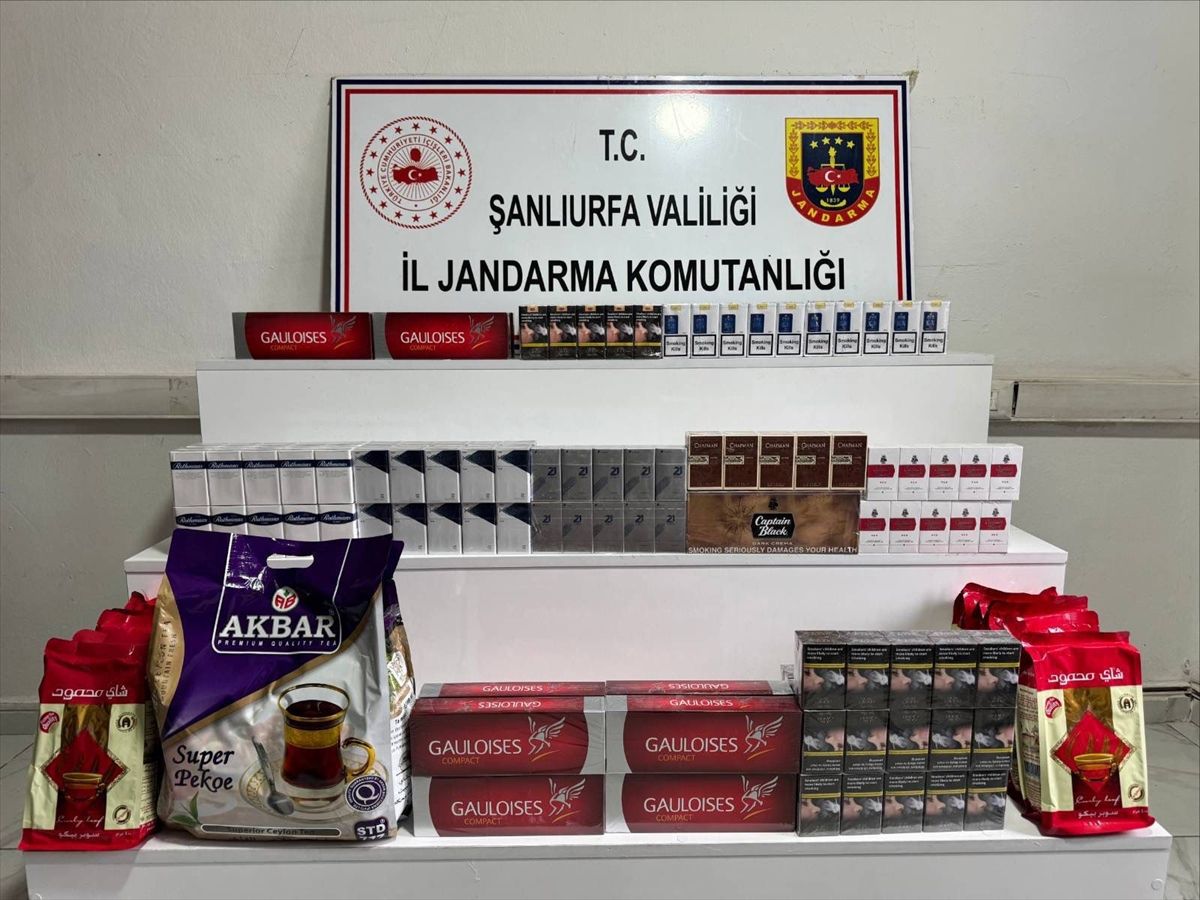 Şanlıurfa'da kaçakçılık operasyonunda 25 şüpheli hakkında adli işlem yapıldı