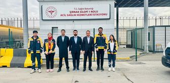 Silopi Kaymakamı Partal, Acil Sağlık İstasyonunu ziyaret etti