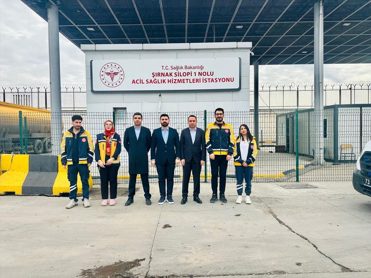 Silopi Kaymakamı Partal, Acil Sağlık İstasyonunu ziyaret etti