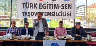 Taşova'da Türk Eğitim-Sen üyeleri buluştu