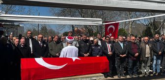 Tekirdağ'da yaşamını yitiren gazi emekli polisin cenazesi toprağa verildi